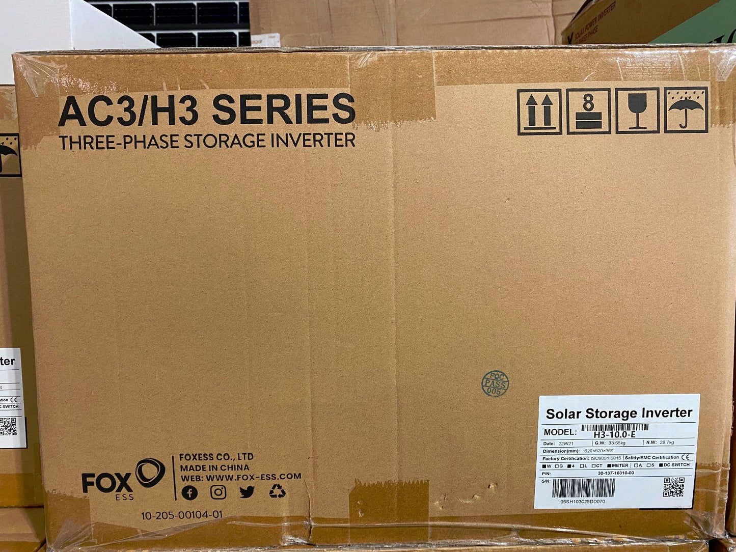 FoxESS - H3 10kW Hybridwechselrichter 123sensor.de